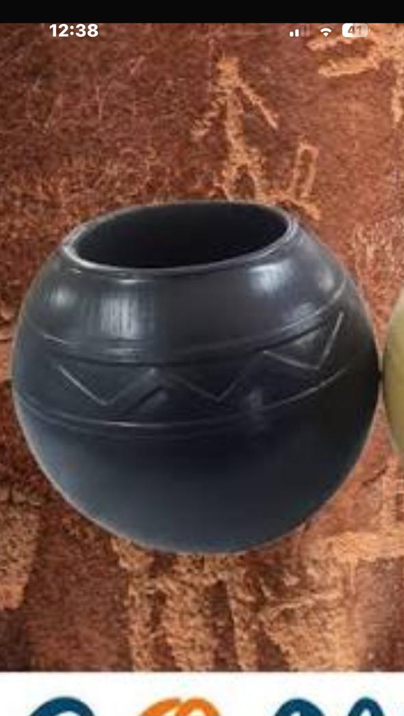Modern Zulu Icamba Plastic - Traditional Style Storage Container