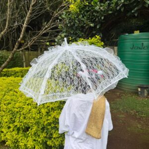 Lace Zulu Umbrella - Traditional Wedding and Ceremony Accessory