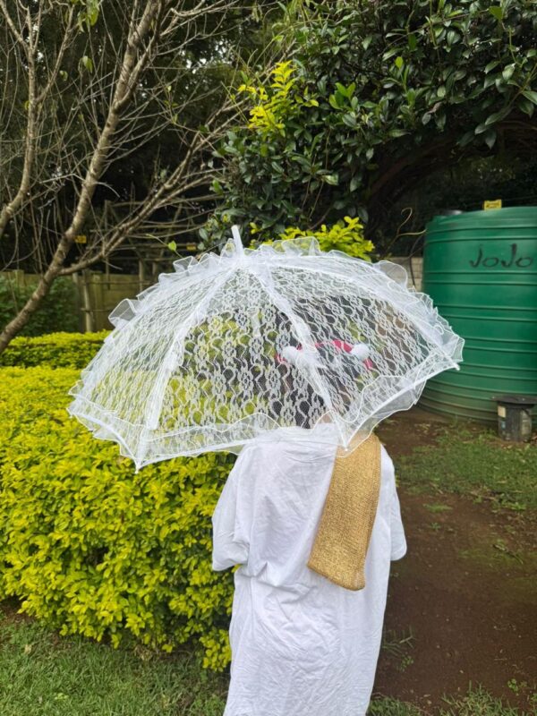 Lace Zulu Umbrella - Traditional Wedding and Ceremony Accessory