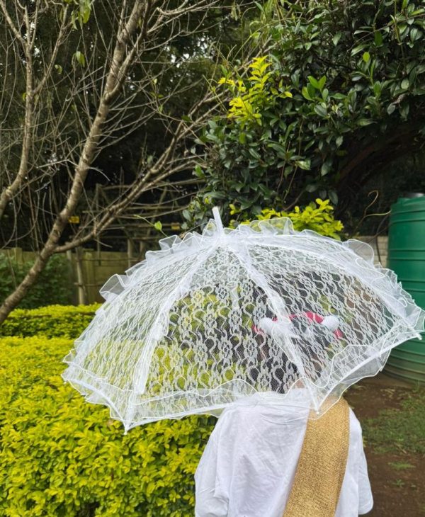 Lace Zulu Umbrella - Traditional Wedding and Ceremony Accessory