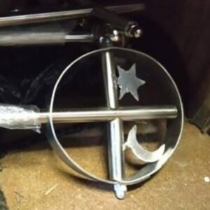 Zulu Cross Ring Moon Star - Traditional Symbolism